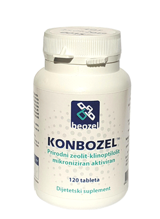 Конбозел цеолит, Konbozel (аналог Детоксамина), 120 таблеток